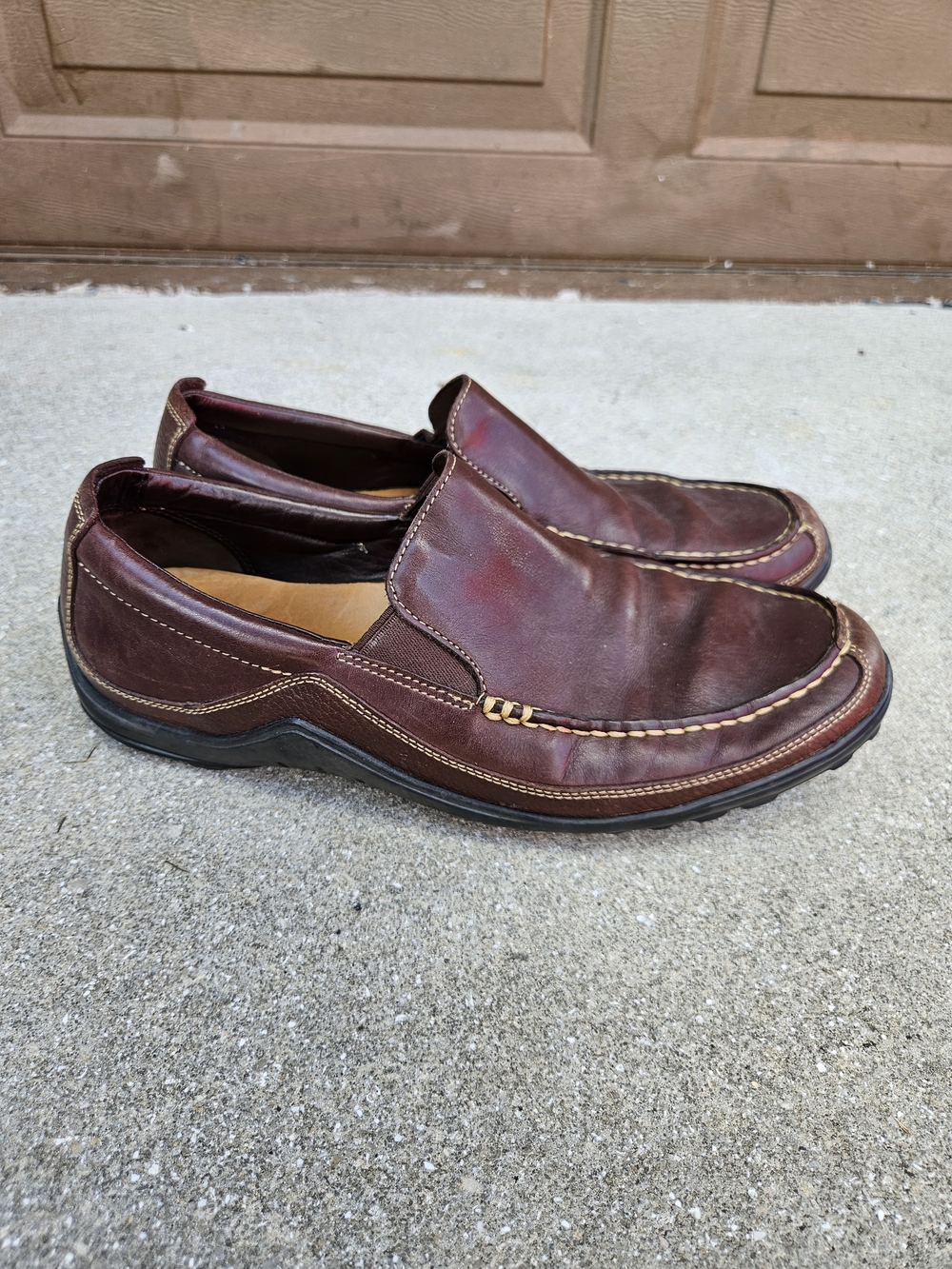 Cole Haan Men's Tucker Venetian Slip-On Loafers Brown Leather Slip On  Size 9 M